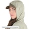 Berne Womens Medium Heathered Seagrass Long Sleeve Hooded UPF Sun Shirt WSH13HSEAR400 - alternate 4