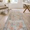 Jonathan Y Armae Distressed Medallion Chenille Non-Slip Machine-Washable Terra/Blue 2 ft. x 8 ft. Runner Rug WSH200A-28 - alternate 3