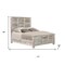 Homeroots Three Piece White Solid Wood Bedroom Set 643640 - alternate 10