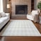 Homeroots 10' X 14' Ivory And Beige Geometric Washable Indoor Outdoor Area Rug 577060 - alternate 7