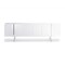 Homeroots 95" White Stainless Steel Solid Console Table 370757 - alternate 1
