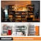 Homedant 5-Tier Boltless Heavy Duty Metal Shelving Unit, 35.9"W x 16.2"D x 71.3"H, Black 805900 - alternate 6