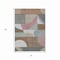 Homeroots 3' X 5' Brown Ivory And Mauve Geometric Washable Indoor Outdoor Area Rug 616730 - alternate 8