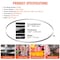 Vevor Band Saw Blade for Cutting Meat Bone 65"x0.63"x0.02" Carbon Steel 5 PCS, 5PK S-1650 - alternate 6