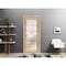 Sartodoors Sliding French Pocket Door Oak Solid Core Modern Interior QUADRO4002PD-DUB-18 - alternate 1