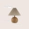 Jonathan Y Aksel 17.25" Coastal Scandinavian Resin/Iron Sphere LED Table Lamp w/Pleated Shade and Pull Chain, Br JYL1145A - alternate 10