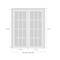 Sartodoors Solid French Double Doors 84 x 80in, Quadro 4111 Matte Black, Wood Solid Panel Frame Trims QUADRO4111DD-BLK-84 - alternate 7