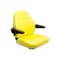 Uni Pro 441 Seat Top Assembly With Armrests Yellow Vinyl 8209 - alternate 6