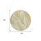 Homeroots 8' Gold Beige And Ivory Round Abstract Washable Indoor Outdoor Area Rug 582988 - alternate 6