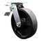 Service Caster 8 Inch Glass Filled Nylon Swivel Caster with Ball Bearing and Total Lock Brake SCC-TTL30S820-GFNB - alternate 1