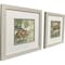 Homeroots Set Of Two Jungle Hangout Distressed White Framed Wall Art, 2PK 653058 - alternate 4