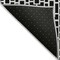 Homeroots 10' X 14' Black And Ivory Geometric Washable Indoor Outdoor Area Rug 594838 - alternate 8