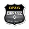 Signmission Opa's Garage I Can Fix Everything But Stupid, 12 Inch X 12 Inch, Plastic Sign SHI-P-12-490-OPA - alternate 1
