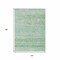 Homeroots 10' X 14' Artichoke Green And Beige Trellis Washable Indoor Outdoor Area Rug 616483 - alternate 7