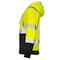Dome75 Full-zip Hoodie, ANSI/ISEA 107-2020 Class 3, Polyester, HiVis Yellow/Black Bottom, LG DHZ1632 - alternate 5