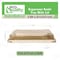 Ecoquality 1.5L Compostable Natural Sugarcane Bagasse With Lid Small Take Out Sushi Tray, 100PK EQ15LSUSHIWL-100 - alternate 7