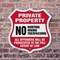 Signmission Private Property Shield Sign No Hunting, 6 Inch X 6 Inch, Plastic Sign SHI-P-6-446 - alternate 4