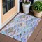 Homeroots 3' X 5' Blue Brown And Purple Geometric Washable Indoor Outdoor Area Rug 589206 - alternate 1