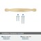 Amerock Inspirations 3-3/4 inch 96mm Center-to-Center Champagne Bronze Cabinet Pull BP1587CZ - alternate 3