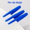 Deli Capped Ballpoint Pen 1.0mm, Blue Ink, Smooth Low-Viscosity, 50PK EQ4-BL - alternate 2