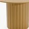 Homeroots 46" Brown Solid Wood Pedestal Base Round Top Dining Table 720983 - alternate 4