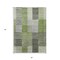 Homeroots 5' X 8' Green And Olive Green Striped Washable Indoor Outdoor Area Rug 581696 - alternate 6