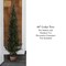 Pure Garden 5-Foot-Tall Artificial Cedar Topiary Trees Potted Indoor Outdoor UV Protection Plastic Tree in Pot 50-LG1110 - alternate 5