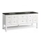 James Martin Vanities Breckenridge 72" Double Vanity, Bright White, w/ 3 CM Phantome Eclos Top 330-V72-BW-3PHT - alternate 7