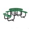 Flash Furniture Round Green, Polyethylene, Steel, 82.5 in L SLF-EMR46ADA-HL60L-GN-GG - alternate 7
