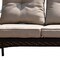 Homeroots 69" Beige Polyester Blend Settee With Black Legs 374050 - alternate 7