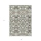 Homeroots 8' X 10' Sage And Off White Geometric Washable Indoor Outdoor Area Rug 608996 - alternate 6