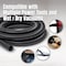 Powertec 10 ft. Dust Collection Hose Kit with 5 Fittings & a Tapered Reducer for Woodworking Power Tools 70477N - alternate 6