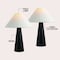 Jonathan Y Harrison 22.5" Modern Contemporary Sculptural Tapered Cone Resin LED Table Lamp, Matte Black, 2PK JYL5607A-SET2 - alternate 7