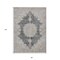 Homeroots 8' X 10' Black And Ivory Oriental Washable Indoor Outdoor Area Rug 597725 - alternate 5