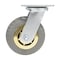 Vestil Flat-Free Swivel Caster 6 In. Diameter x 2 In. Width 617 Lb. Capacity Dark Gray/Gold CST-VE-6X2FF-S - alternate 7