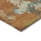 Homeroots 8' Copper And Orange Round Abstract Washable Indoor Outdoor Area Rug 609590 - alternate 8