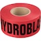 Ironwear 3in x 1000' Barricade Tape, Danger Hydroblasting, 2.5 Mil Thick, Red 1101-03 - alternate 1