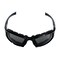 Bouton Optical Full Frame Safety Glasses w/Black Frame, Rubber Foam Padding, Gray Lens, Anti-Scratch/Anti-Fog Coating 250-CE-10091 - alternate 3
