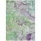 Homeroots 8' X 10' Green Abstract Washable Non Skid Indoor Outdoor Area Rug 559183 - alternate 4