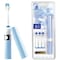 Pursonic S53-BL Portable Sonic Toothbrush in Blue with 3 Brush Heads S53BL - alternate 4