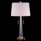Jonathan Y Zoe 29.5" 2-Light Crystal LED Table Lamp, Clear/Brass Gold JYL2018A - alternate 9