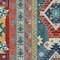 Homeroots 5' X 8' Red Pink And Teal Blue Aztec Washable Indoor Outdoor Area Rug 598503 - alternate 7