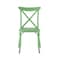 Homeroots Set of Four 21" Green Heavy Duty Plastic Outdoor Stacking Dining Chairs 565178 - alternate 4