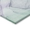 Homeroots 3' X 5' Blue and Gray Abstract Washable Non Skid Indoor Outdoor Area Rug 559355 - alternate 3