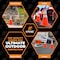 Xpose Safety 28 Inch Orange Traffic Cones with 6in and 4inCollar, DOT Approved, 297PK AOTC28-64-FP297-X - alternate 5