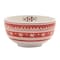 Homeroots Set of Four 6" Red And White Ceramic Christmas Round Candy or Nut Bowls 638945 - alternate 5
