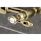 Kingston Brass Two-Handle Wall Mount Bridge Kitchen Faucet, Polished Brass KS2442TAL - alternate 5