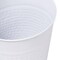 Happimess Riley Modern Classic Hammered Steel Accent 2 Gal Waste Bin, Matte White, 2PK HPM1111D-SET2 - alternate 5
