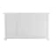 Homeroots 57in White Solid Wood Three Drawer Sideboard 388224 - alternate 5