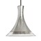 Besa Lighting Rio Stem Pendant, Silver Foil/Clear, Bronze Finish, 1x9W LED 1TT-RIOSF-LED-BR - alternate 1